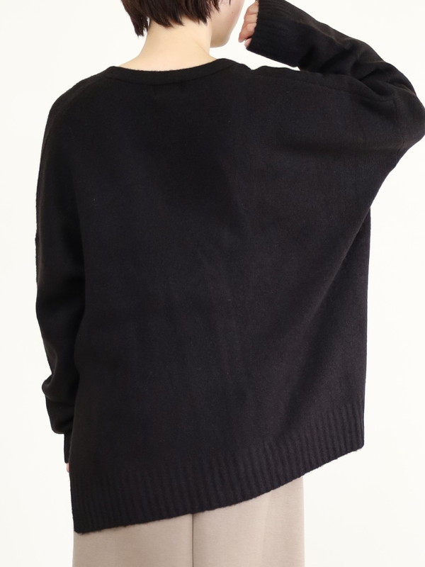 【siro de la bonte】ホイップヤーンサイドスリットカーディガン