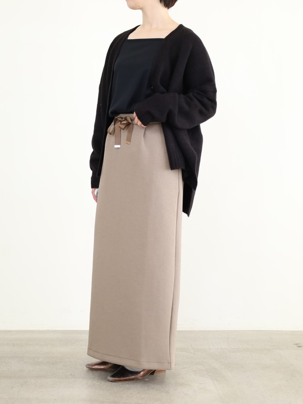 【siro de la bonte】ホイップヤーンサイドスリットカーディガン