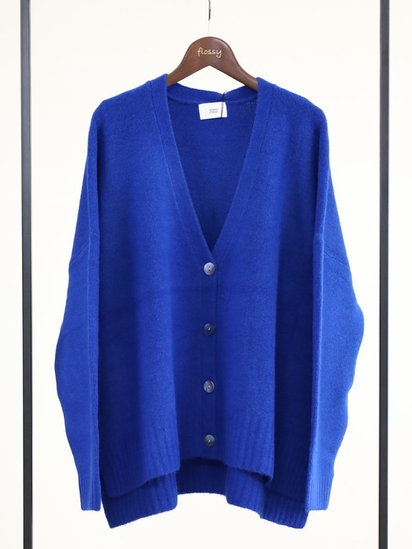 【siro de la bonte】ホイップヤーンサイドスリットカーディガン