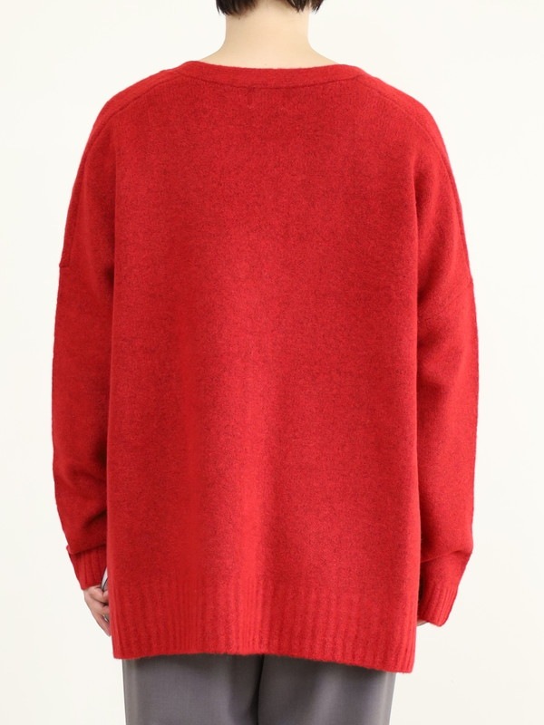 【siro de la bonte】ホイップヤーンサイドスリットカーディガン