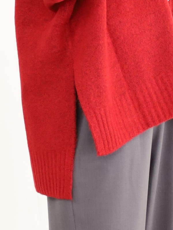 【siro de la bonte】ホイップヤーンサイドスリットカーディガン