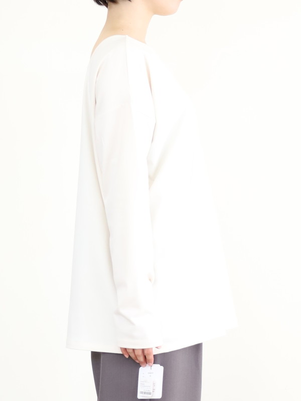 【siro de la bonte】前後両用ソフトウォームカットソー