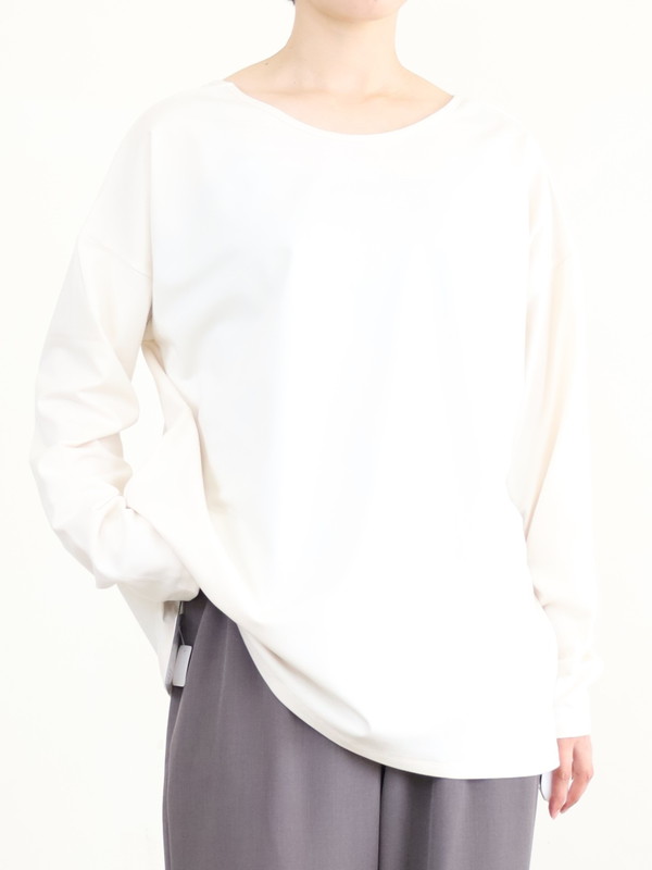 【siro de la bonte】前後両用ソフトウォームカットソー