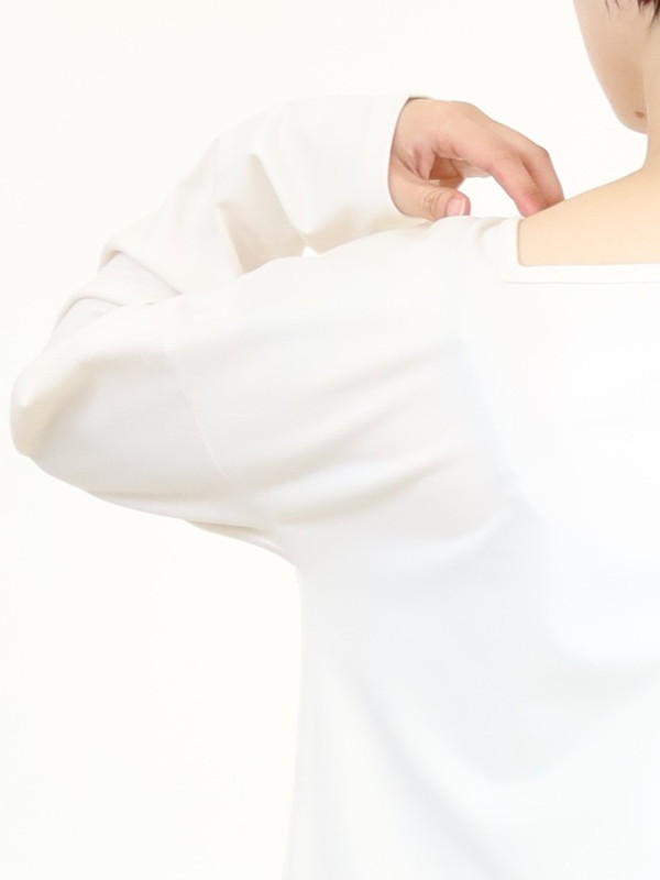 【siro de la bonte】前後両用ソフトウォームカットソー