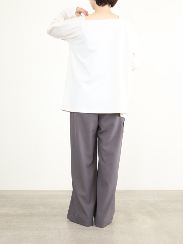 【siro de la bonte】前後両用ソフトウォームカットソー