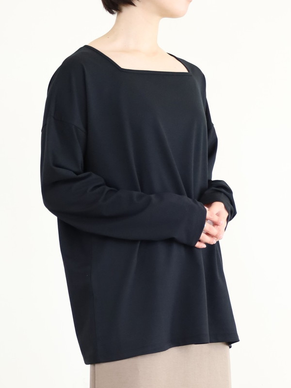 【siro de la bonte】前後両用ソフトウォームカットソー