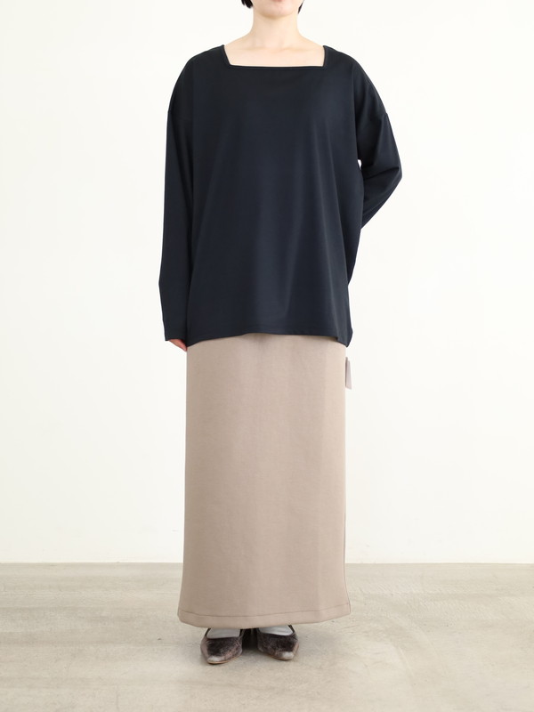 【siro de la bonte】前後両用ソフトウォームカットソー