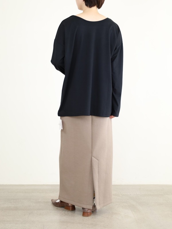 【siro de la bonte】前後両用ソフトウォームカットソー