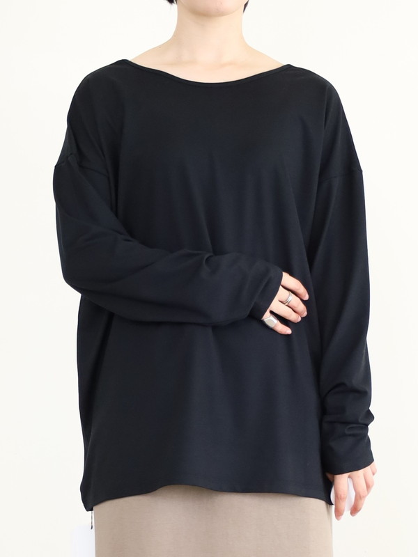 【siro de la bonte】前後両用ソフトウォームカットソー