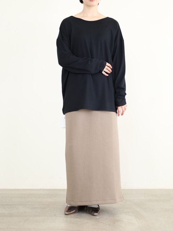 【siro de la bonte】前後両用ソフトウォームカットソー