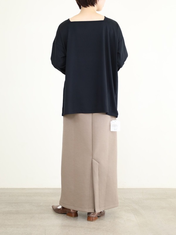 【siro de la bonte】前後両用ソフトウォームカットソー