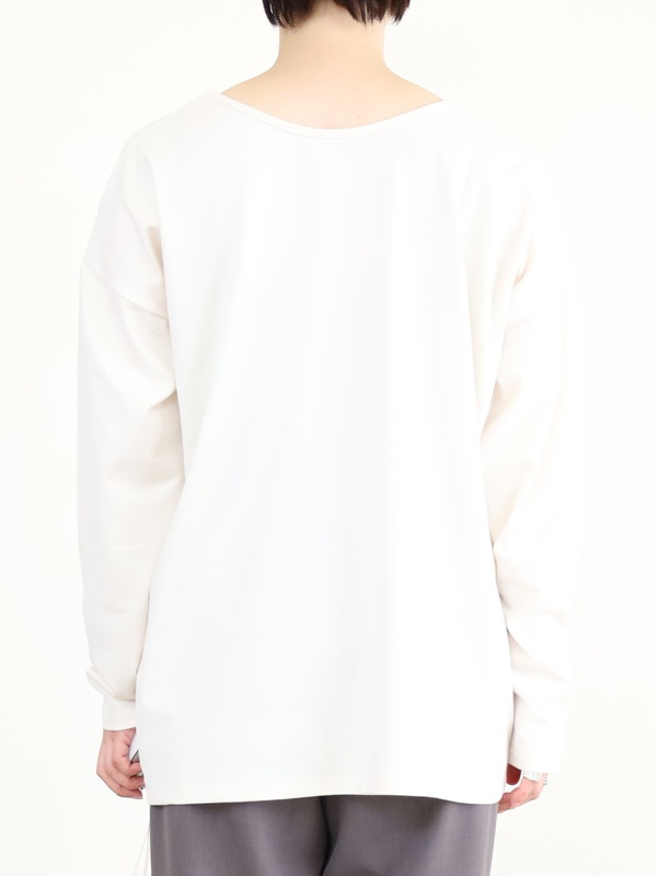 【siro de la bonte】前後両用ソフトウォームカットソー