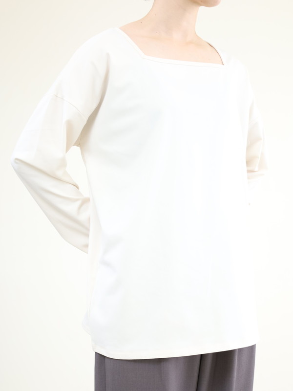 【siro de la bonte】前後両用ソフトウォームカットソー