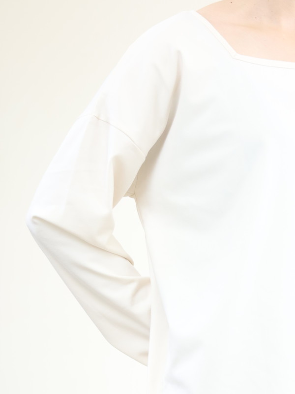 【siro de la bonte】前後両用ソフトウォームカットソー