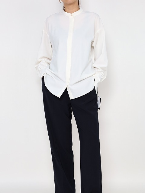 【MICA&DEAL】スタンドカラーブラウス