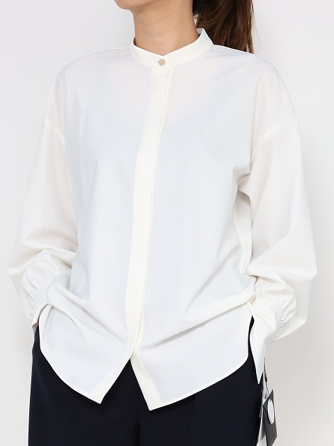 【MICA&DEAL】スタンドカラーブラウス