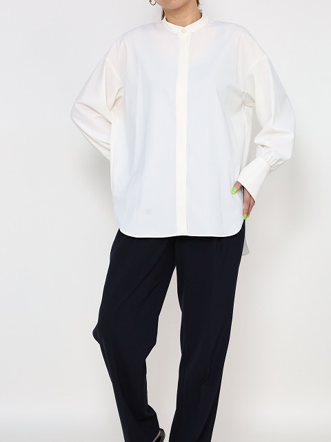 【MICA&DEAL】スタンドカラーブラウス