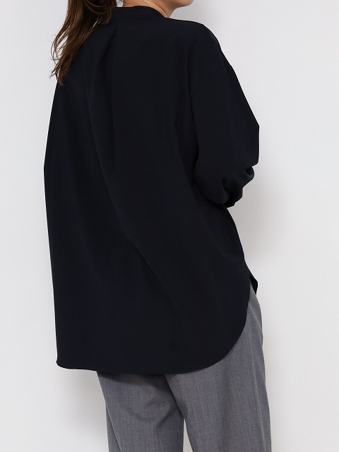 【MICA&DEAL】スタンドカラーブラウス