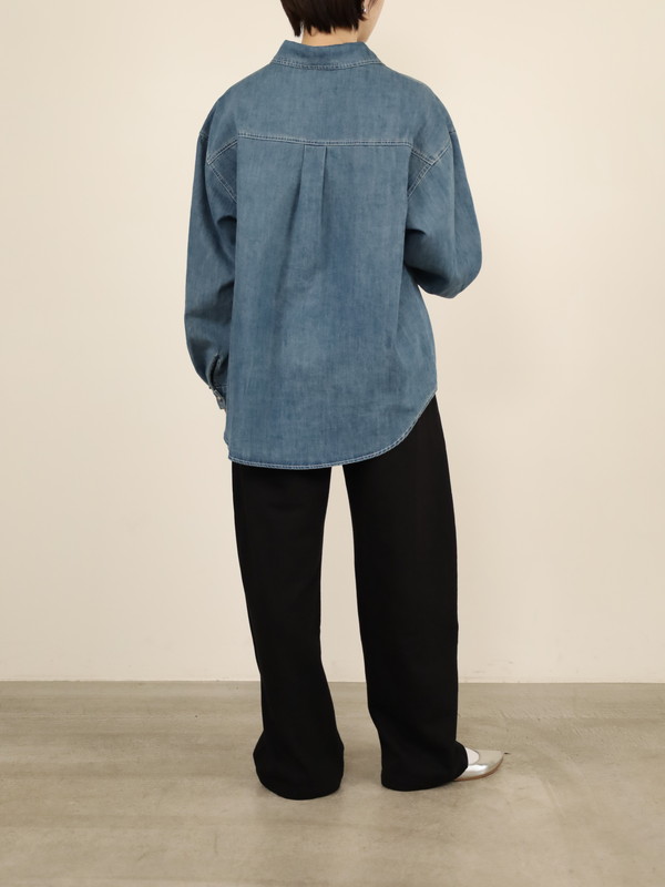 【tranoi】TORAワッペン裏毛バレルパンツ