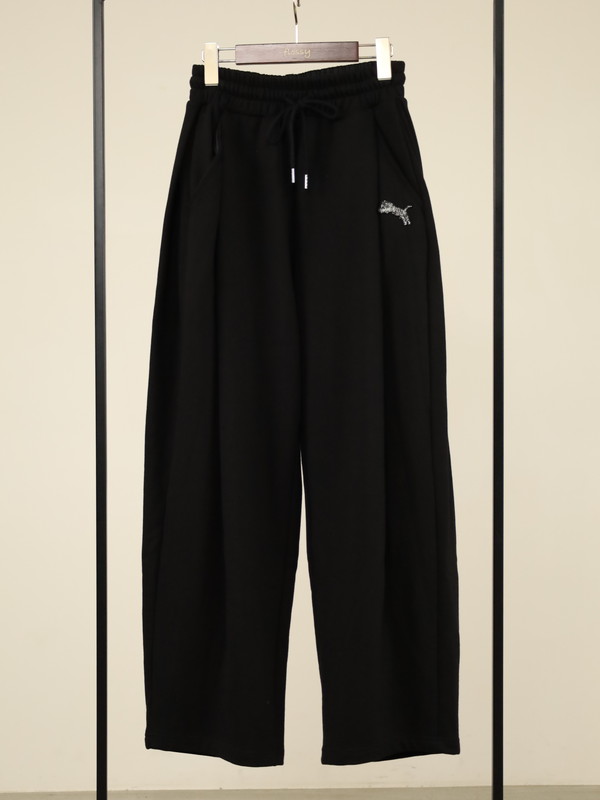 【tranoi】TORAワッペン裏毛バレルパンツ