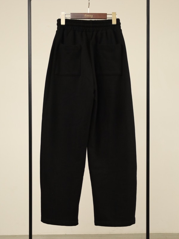 【tranoi】TORAワッペン裏毛バレルパンツ