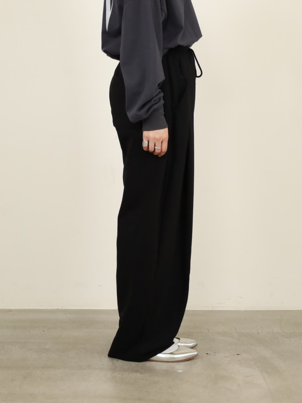 【tranoi】TORAワッペン裏毛バレルパンツ