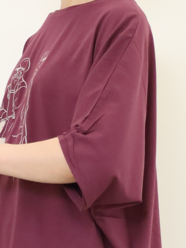 【CHIGNON】CITY LINE ドルマンカットソー