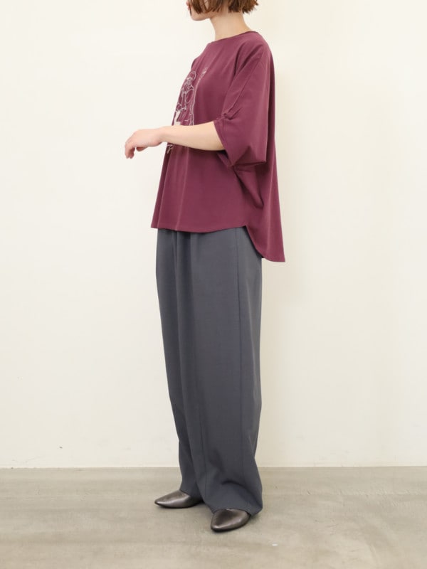 【CHIGNON】CITY LINE ドルマンカットソー