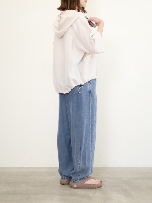 【ayane】メッシュフーディブルゾン