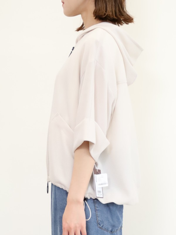 【ayane】メッシュフーディブルゾン