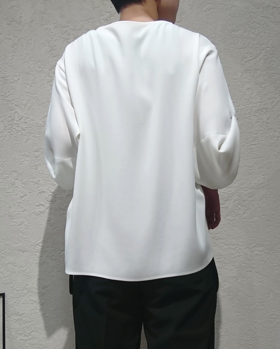 【Doneeyu】 袖コンシャス7分袖ブラウス