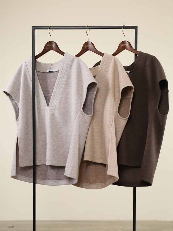 【trois】ニードルジャージージレ