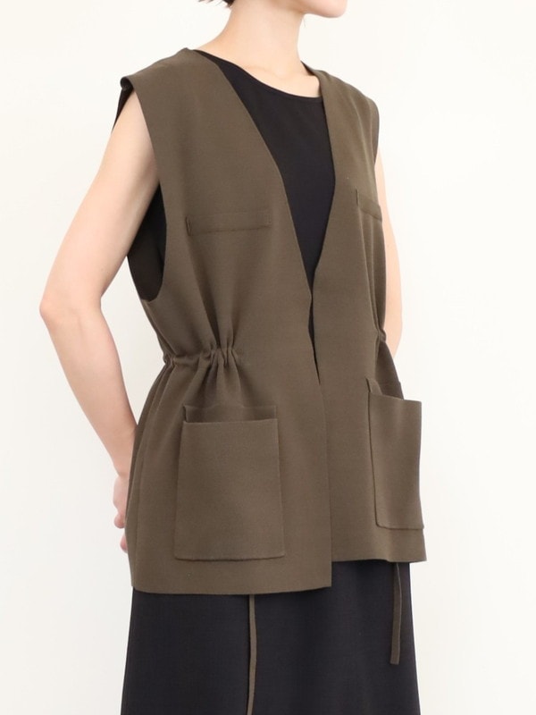 【CHIGNON】総針ワークジレ