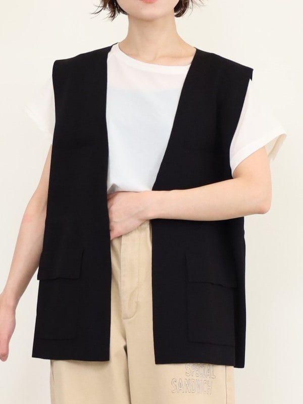 【CHIGNON】総針ワークジレ