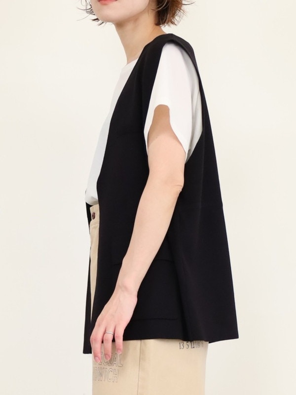 【CHIGNON】総針ワークジレ