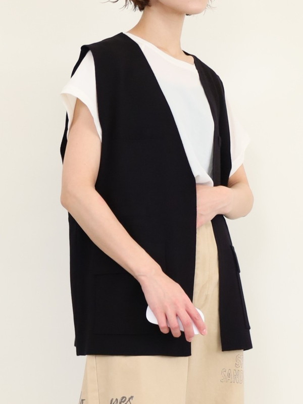 【CHIGNON】総針ワークジレ