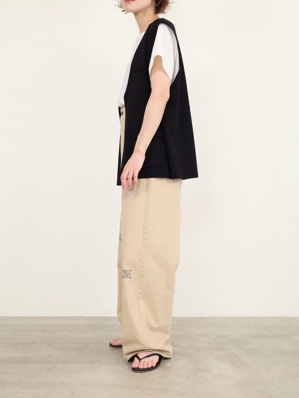 【CHIGNON】総針ワークジレ