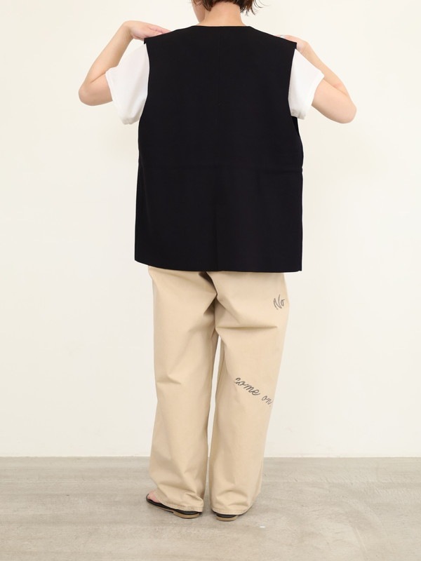 【CHIGNON】総針ワークジレ