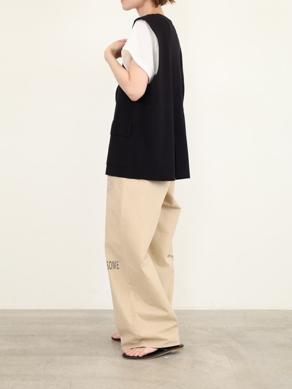 【CHIGNON】総針ワークジレ