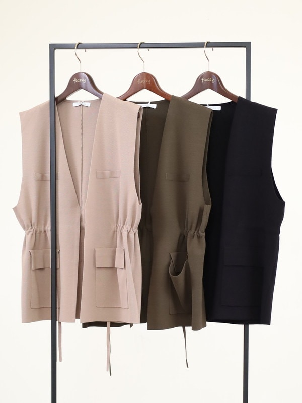 【CHIGNON】総針ワークジレ