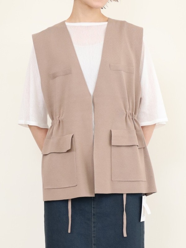 【CHIGNON】総針ワークジレ