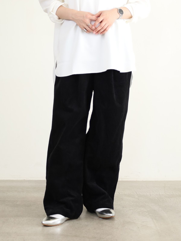 【ルメランジュ】コーデュロイバルーンパンツ