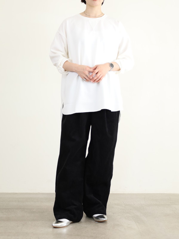 【ルメランジュ】コーデュロイバルーンパンツ