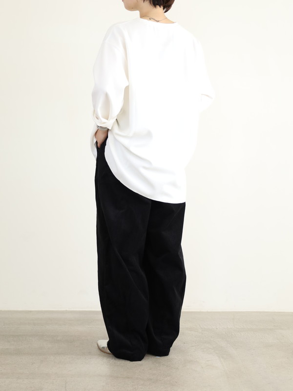 【ルメランジュ】コーデュロイバルーンパンツ