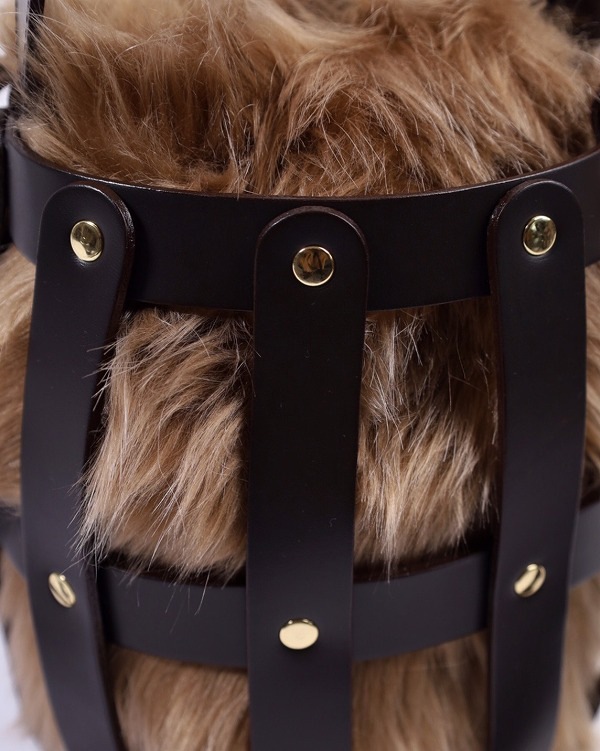 【VIOLA'dORO】エコファー×牛革バック