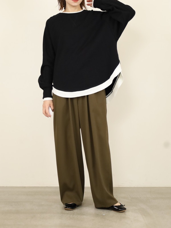 【CEaRET】タックカーブパンツ