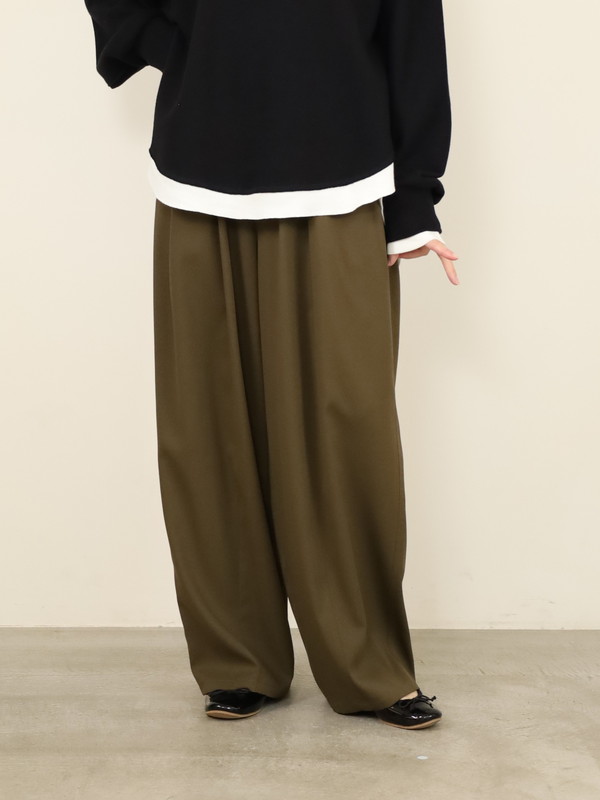 【CEaRET】タックカーブパンツ