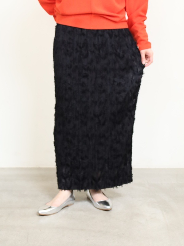 【CEaRET】ジャガードルリーツタイトスカート