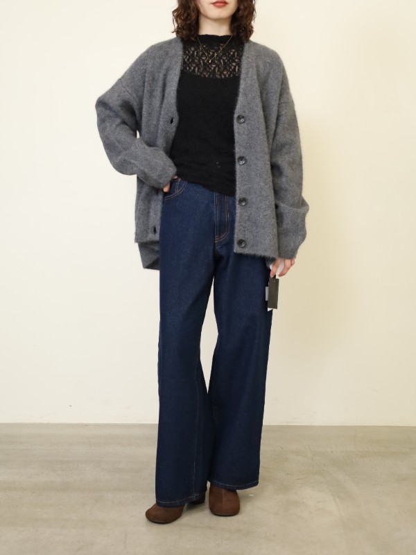 MICA&DEAL】ラクーンVネックカーディガン