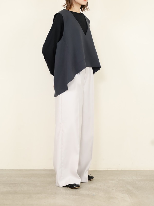 【CEaRET】タックストレートパンツ